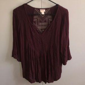 Mossimo 3/4 Sleeve Shirt